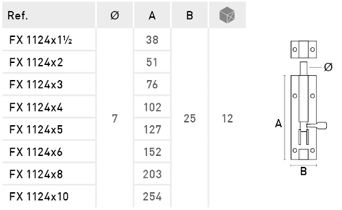 Fecho culatra - LAT�O